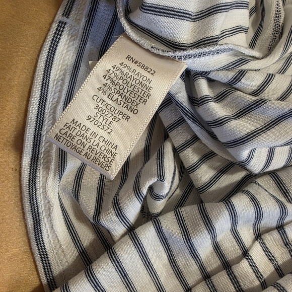 Max Studio -Striped Button-Down Women's Tunic Top. Size XL. NWT - Picture 5 of 5